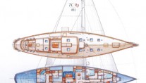 Sailing yacht KEALOHA -  Layout